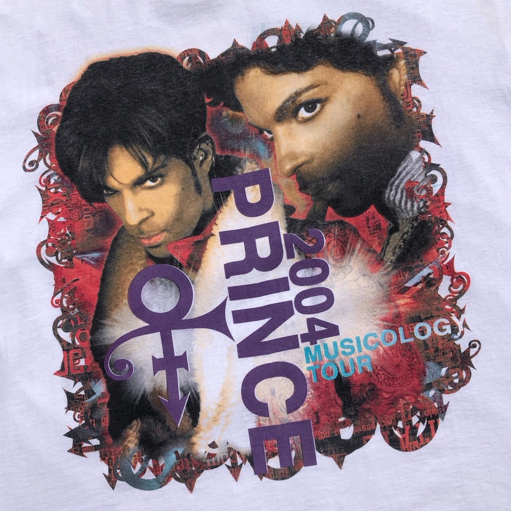 Iconic! Vtg 2004 Prince USA Musicology Double Sided Concert Tee - Size XL - Picture 3 of 13